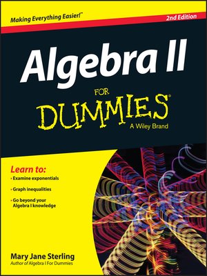 cover image of Algebra II For Dummies